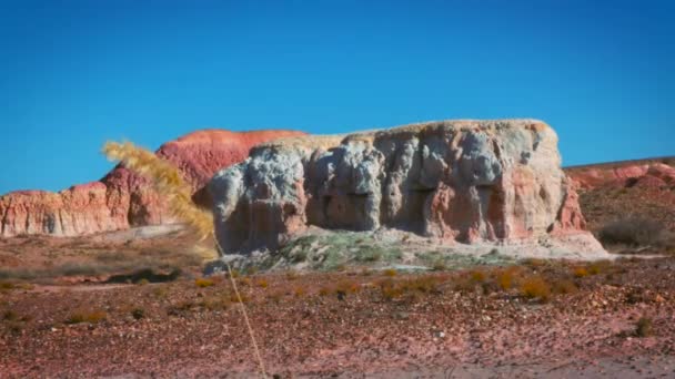 Cañón Arcilla Colores Asia — Vídeo de stock