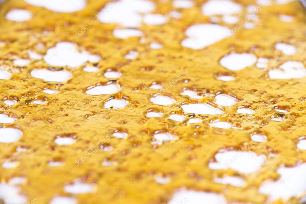 Cannabis oil concentrate aka shatter 