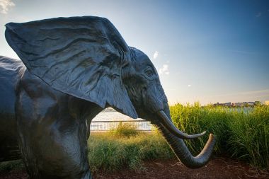 Winsor, Ontario - 2 Eylül 2017: Heykeltraş De tarafından 