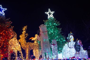Ladysmith, Bc, Kanada - 30 Kasım 2017: Noel para görünümünü