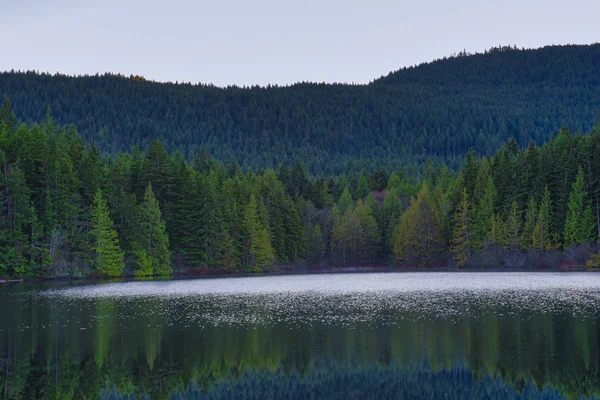 Vista panorámica de Heart Lake en Ladysmith, Isla Vancouver, Britis — Foto de Stock