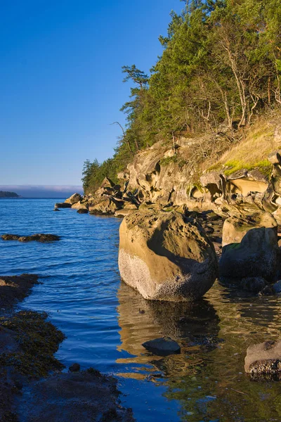 Vue panoramique de Jack Point et Biggs Park à Nanaimo, Col Britannique — Photo