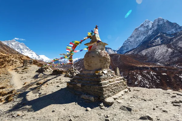 Базовий Табір Еверест Гімалаї Непал Ліцензійні Стокові Зображення