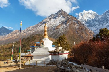 Tengboche monastery. Everest base camp trekking. Nepal. clipart