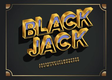 Vector Extra Altın Zenginler Yazı Tipi. En İyi Lüks Modern Harfler, Sayılar ve Semboller.