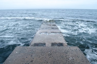 Odessa 'da Karadeniz' e karşı iskele