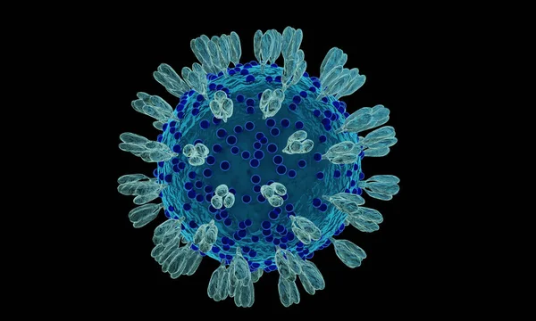 Coronavirus 2019 Ncov Nuovo Concetto Cellula Coronavirus Casi Influenza Pericolosa — Foto Stock