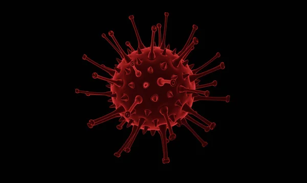 Covid Virus Ncov Concept Abstrakta Bakterier Eller Virusceller Sfärisk Form — Stockfoto