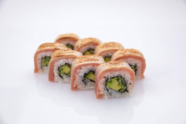 Japon dürümleri ve deniz yılanbalığı.