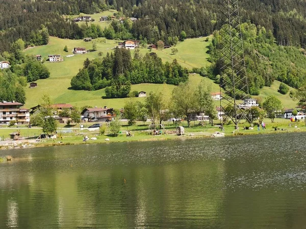 Oostenrijkse Alpen Zijn Een Geweldige Plek Ontspannen Verbazingwekkende Landschappen Laten — Stockfoto
