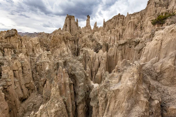 Sand Formation Moon Valley Valle Luna Paz Bolivia — Stock Photo, Image