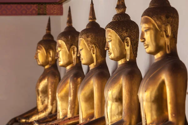 Buda Dourado Wat Pho Templo Bangkok — Fotografia de Stock