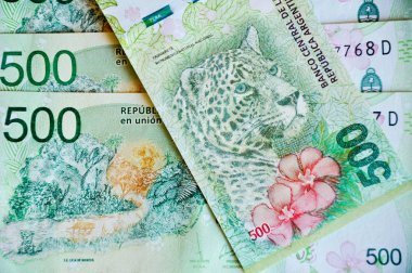 500 pesos bills,argentina clipart