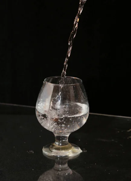 Ένα Ποτήρι Ουίσκυ Κονιάκ — Φωτογραφία Αρχείου