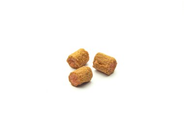 İzole krem rulo snack