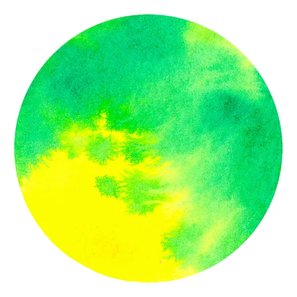 Abstracte Aquarelverf Cirkelvorm Voor Achtergrond Van Het Sms Bericht Kleurrijk — Stockfoto