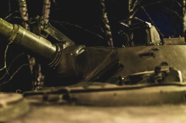 İkinci Dünya Savaşı kahramanlarının onuruna parka bir savaş aracı yerleştirildi..