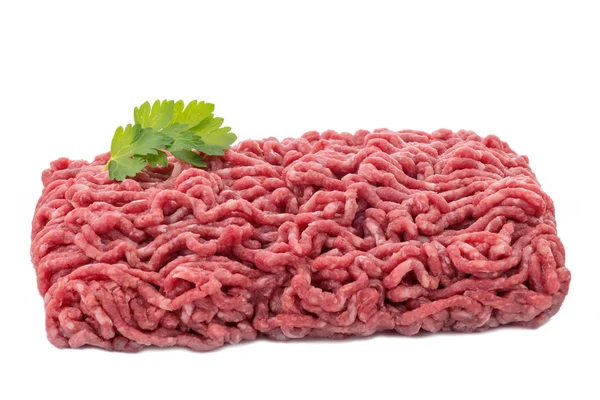 Gekookt vlees met garnituur — Stockfoto