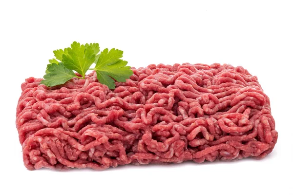 Carne picada cruda con guarnición — Foto de Stock