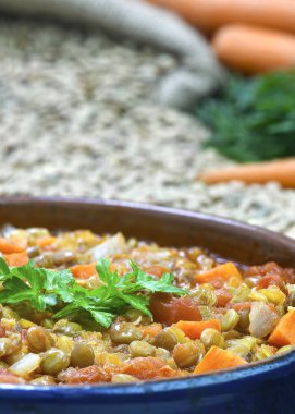 Organik mercimek çorbası 