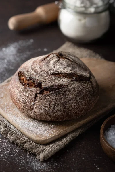 Hausgemachtes hefefreies Brot — Stockfoto