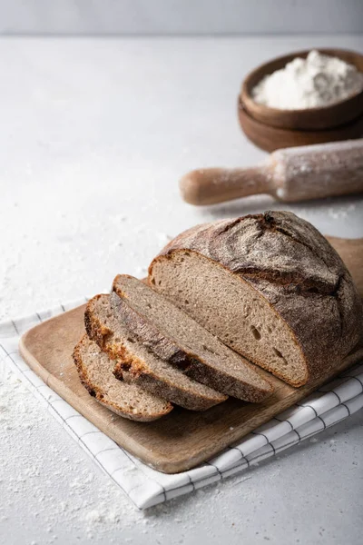 Hausgemachtes hefefreies Brot — Stockfoto