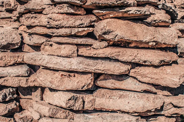 Belos Pedaços Concreto Parede Pedra Close Fragmentos Cimento Close Com — Fotografia de Stock