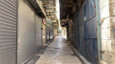 Kudüs Eski Şehir boş eski Kudüs