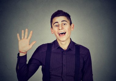 İnek komik adam Merhaba