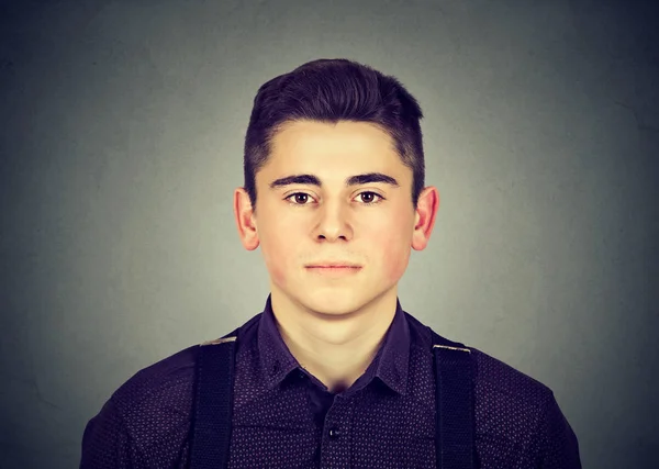 Portrait of a serious young man — Stock Photo, Image