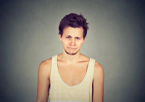 Retrato de um homem triste — Fotografia de Stock