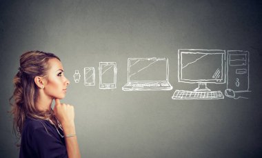 Kadın bir iletişim aracı seçme 