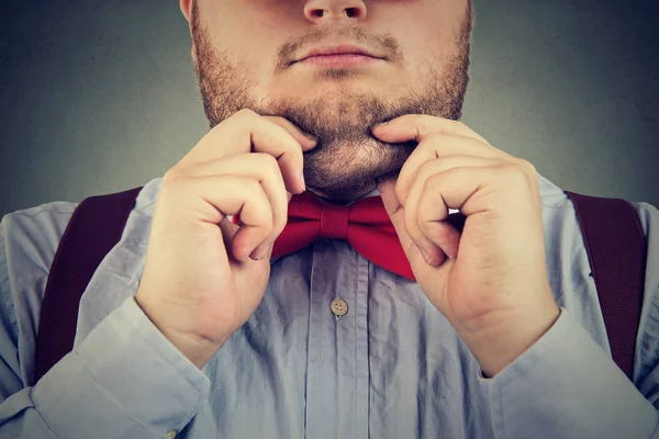 Man met problemen met overgewicht — Stockfoto