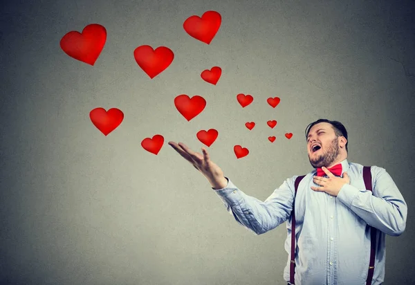 Jeune homme ayant l'amour tragédie — Photo