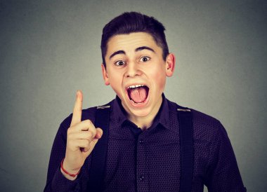 Etkileyici adam fikirle Aydın