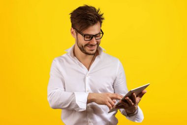 İçerik adam zevk modern tablet