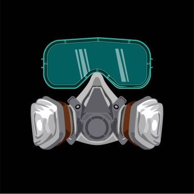 gaz maskesi maskesi koruyucu koruyucu koruyucu gözlükler sağlık tozu ve sis