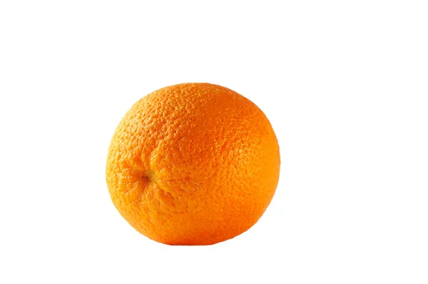 Saftig orange på en vit bakgrund närbild — Stockfoto