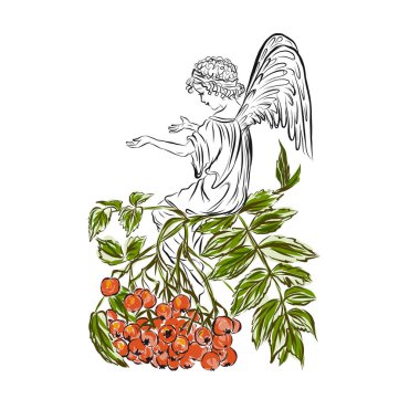  Angel, Rowan şubesinde oturuyor.. 