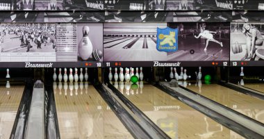 Bir Bowling oyun sırasında