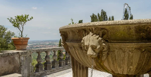 Fuente con leones — Foto de Stock