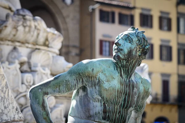 Fontanna Neptuna Florencja — Zdjęcie stockowe