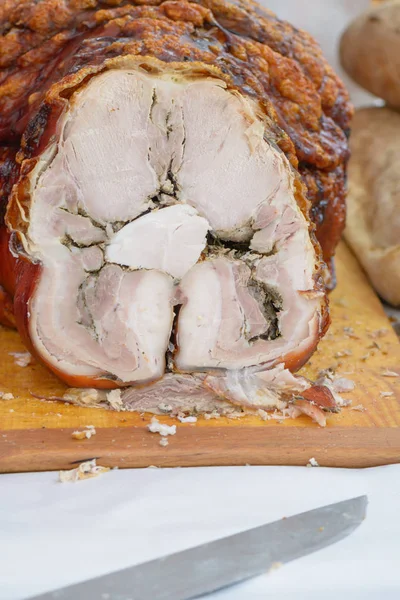 Italienischer Schweinebraten — Stockfoto