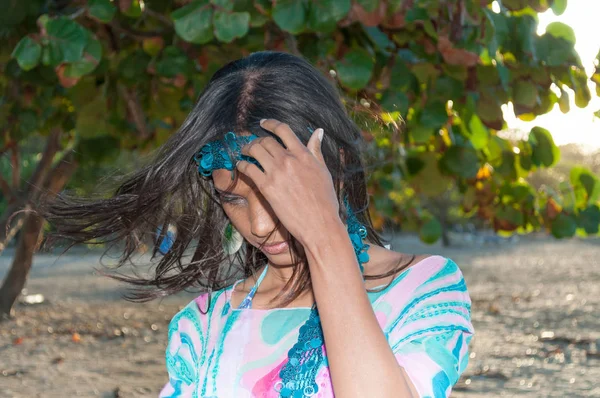 Portrait de fille dominicaine — Photo