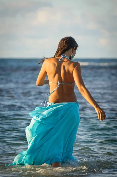 Portrait d'une fille dominicaine habillage bikini — Photo
