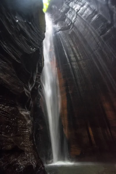 Sanctuary Waterfall Cachoeira Santuario Chapada Das Mesas Brazil Fall Found — Stock Photo, Image