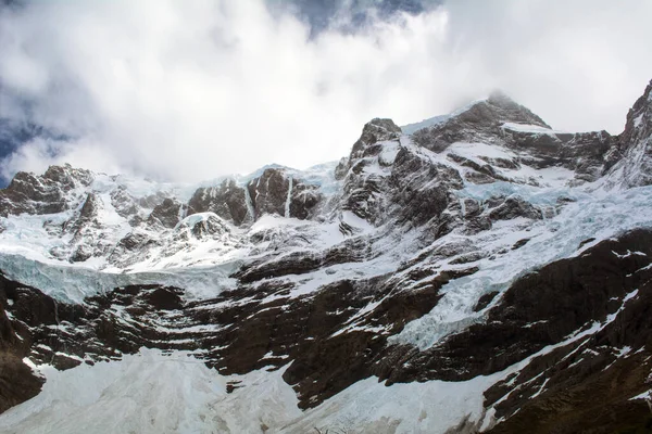 Francia Völgy Attrakció Vagy Torres Del Paine Nemzeti Park Forgatták — Stock Fotó