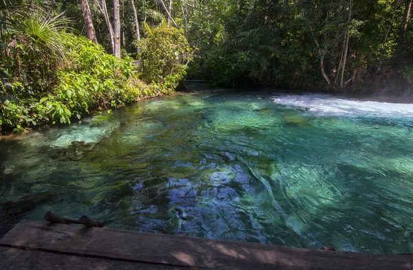 Río Formiga Con Aguas Turquesas Transparentes Perfecto Para Nadar Una — Foto de Stock