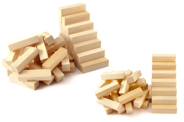 Ladder Made Pieces Wood — Stock Photo, Image