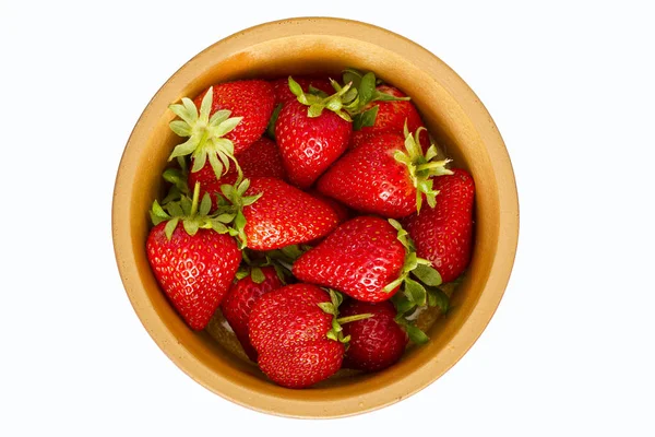 Tasty Strawberries in a bowl — Stock Photo, Image
